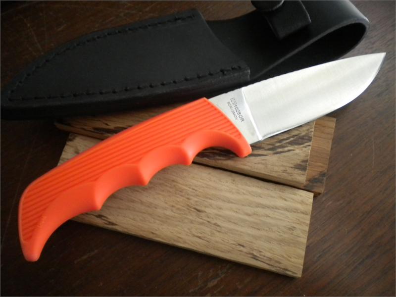 Kershaw Antelope Hunter II Knife Orange Fixed Blade (3.625" Satin Plain)